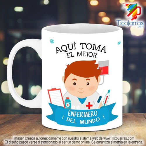 Tazas Personalizadas en Costa Rica Profesión, El Mejor Enfermero del Mundo