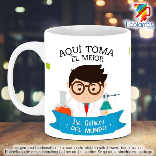 Tazas Personalizadas en Costa Rica Profesión, El Mejor Ingeniero Químico