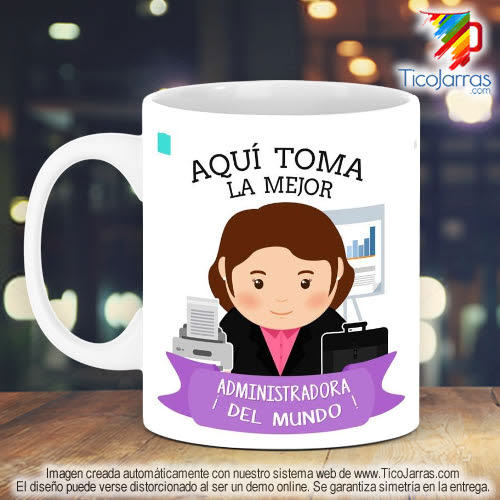 Tazas Personalizadas en Costa Rica Profesión, La Mejor Administradora