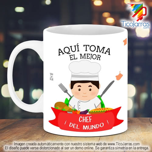 Tazas Personalizadas en Costa Rica Profesión, El Mejor Chef del Mundo