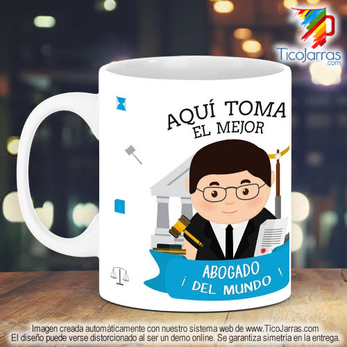 Tazas Personalizadas en Costa Rica Profesión, El Mejor Abogado del Mundo