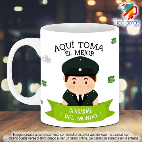 Tazas Personalizadas en Costa Rica Profesión, Oficial de Seguridad del Mundo