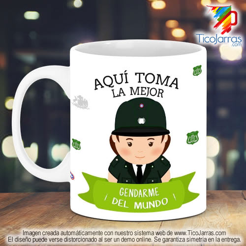 Tazas Personalizadas en Costa Rica Profesión, Oficial de Seguridad del Mundo