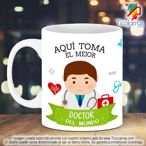 Tazas Personalizadas en Costa Rica Profesión, El Mejor Doctor del Mundo