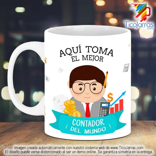 Tazas Personalizadas en Costa Rica Profesión, El Mejor Contador