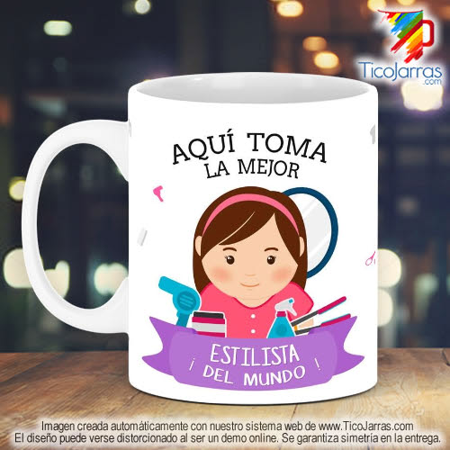 Tazas Personalizadas en Costa Rica Profesión, El Mejor Estilista del Mundo