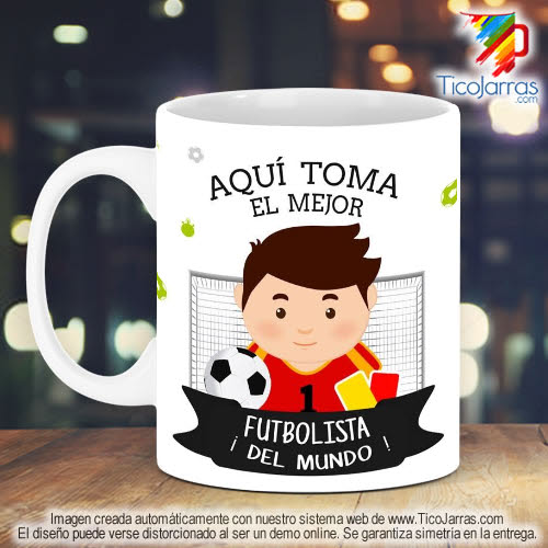 Tazas Personalizadas en Costa Rica Profesión, El Mejor Futbolista