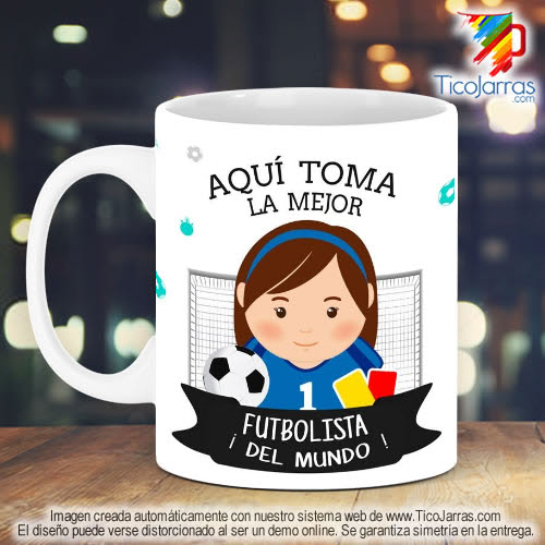 Tazas Personalizadas en Costa Rica Profesión, La Mejor Chica Futbolista del Mundo