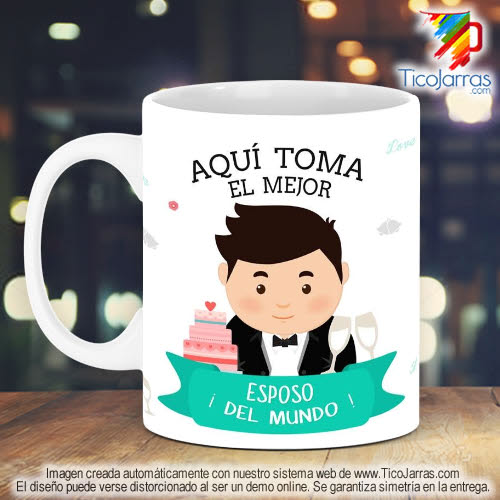 Tazas Personalizadas en Costa Rica El Mejor Esposo del Mundo