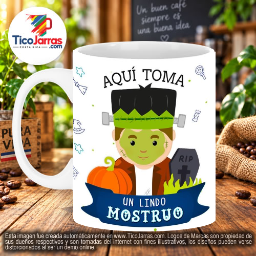Feliz Halloween, Aquí toma un Lindo Mostro