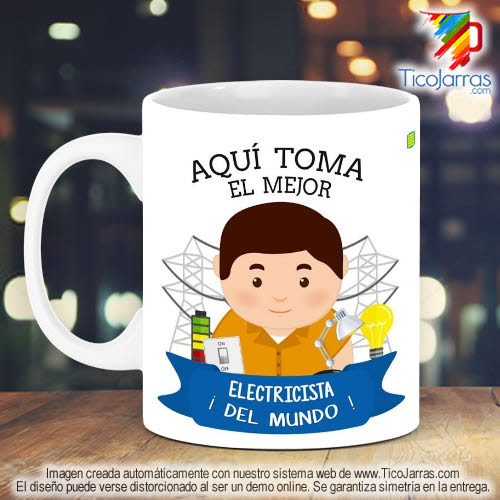 Tazas Personalizadas en Costa Rica Profesión, El Mejor Electricista