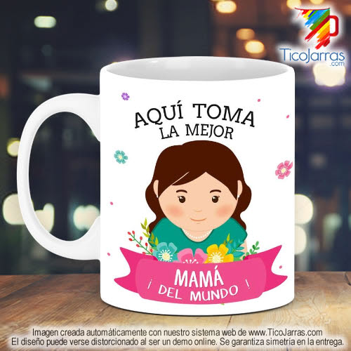 Tazas Personalizadas en Costa Rica La mejor Madre del Mundo