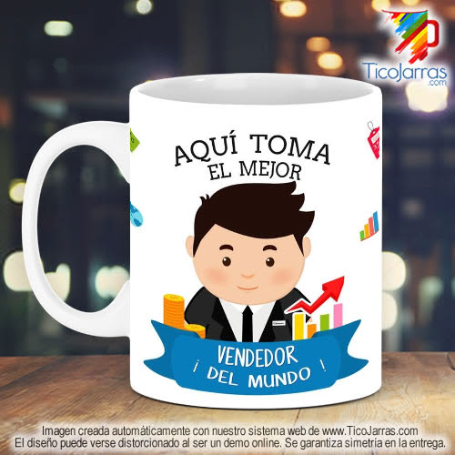 Tazas Personalizadas en Costa Rica El Mejor Vendedor del Mundo