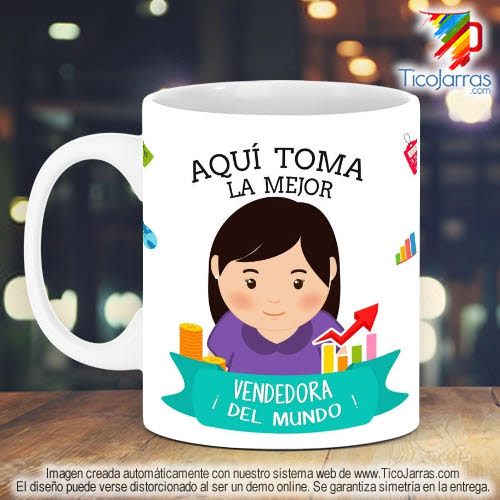 Tazas Personalizadas en Costa Rica La Mejor Vendedora del Mundo