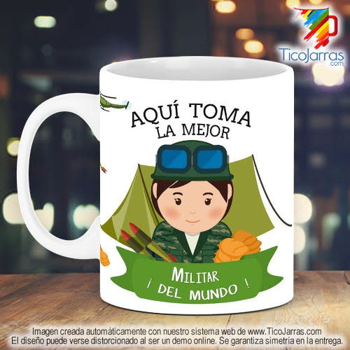 Tazas Personalizadas en Costa Rica Profesión, La Mejor Militar de Campamento