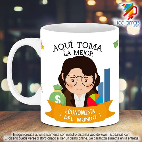 Tazas Personalizadas en Costa Rica Profesión, La Mejor Economista del Mundo