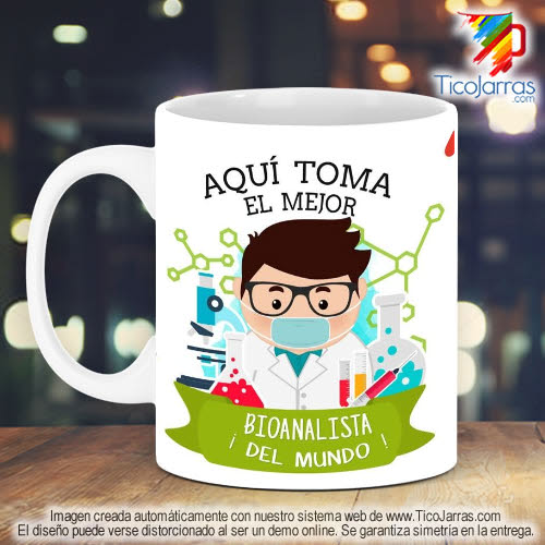 Tazas Personalizadas en Costa Rica Profesión, El Mejor Bioanalista