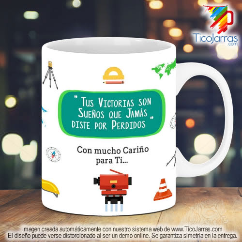 Diseños Personalizadas Profesión, La Mejor Topógrafa