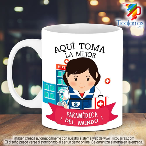 Tazas Personalizadas en Costa Rica Profesión, La Mejor Paramédica del Mundo