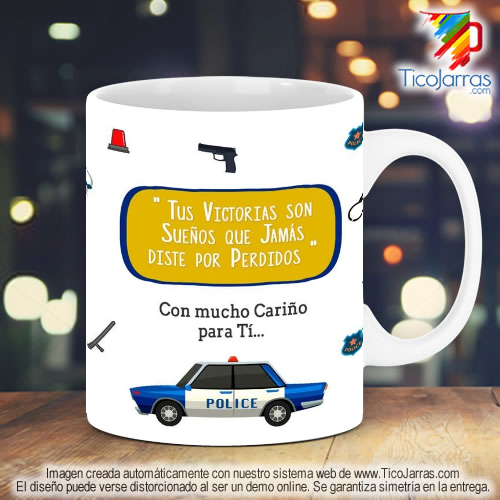 Diseños Personalizadas Profesión, La Mejor Policia