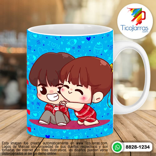 Tazas Personalizadas en Costa Rica Desde que te conoci es mas bella mi vida