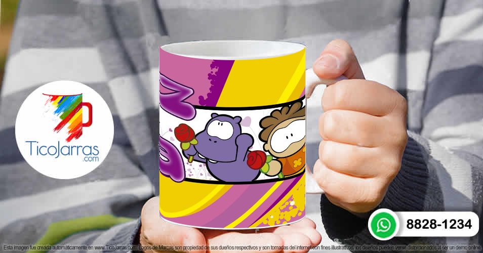 Tazas Personalizadas en Costa Rica Feliz día locos