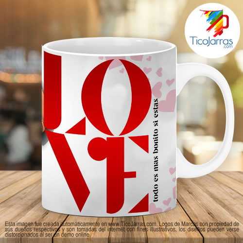 Tazas Personalizadas en Costa Rica Love Taza con foto