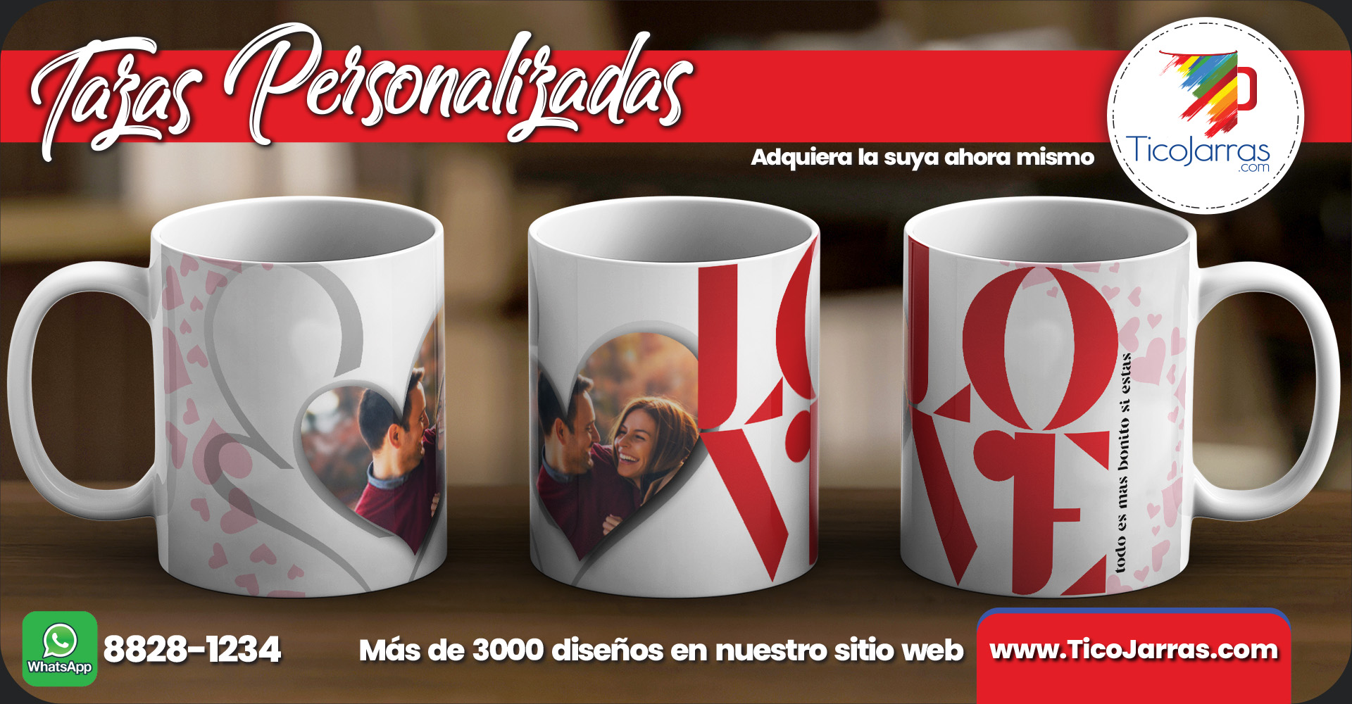 Tazas Personalizadas Love Taza con foto