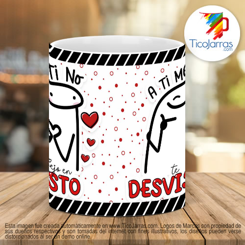 Tazas Personalizadas A ti no te dejo en visto a ti mejor te desvisto