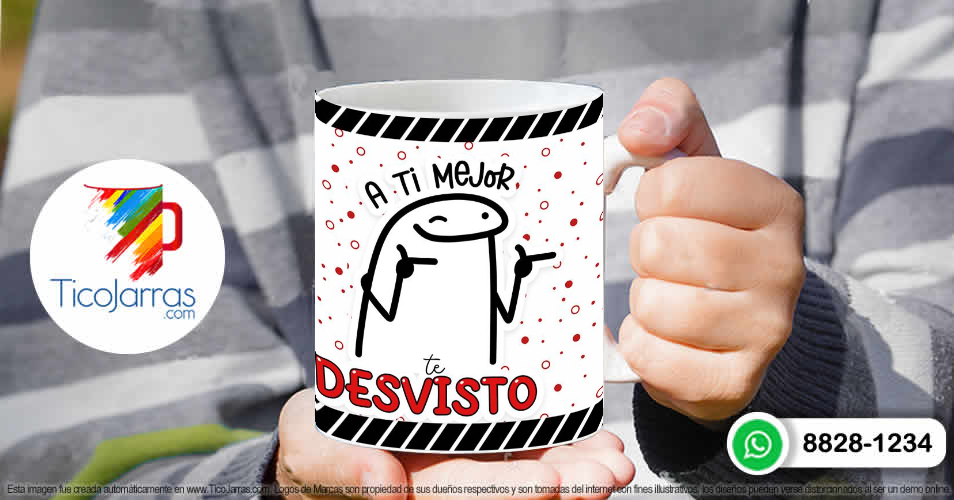 Tazas Personalizadas en Costa Rica A ti no te dejo en visto a ti mejor te desvisto