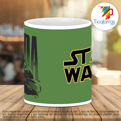 Tazas Personalizadas Yoda Star Wars