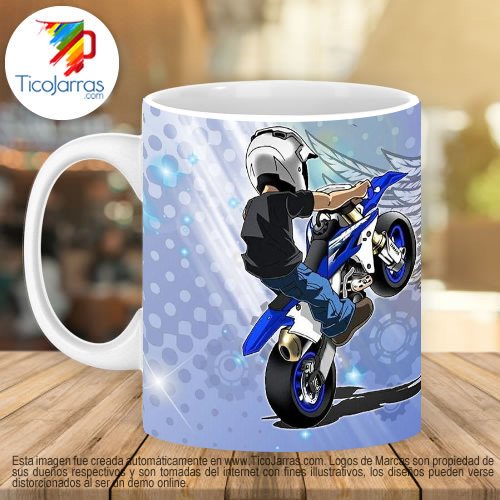 Jarras Personalizadas Feliz Día  Biker