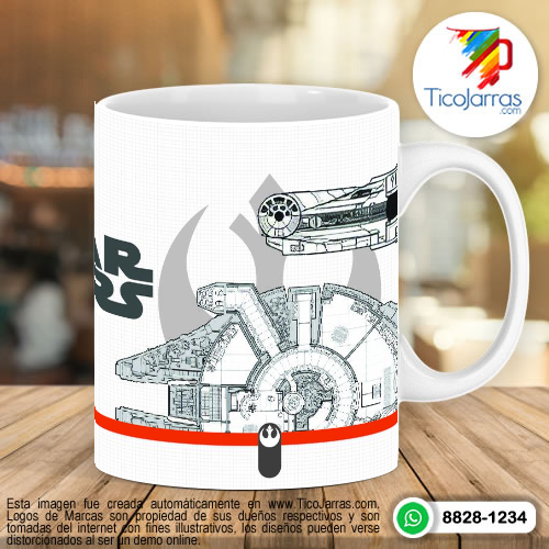 Tazas Personalizadas en Costa Rica Force Star Wars