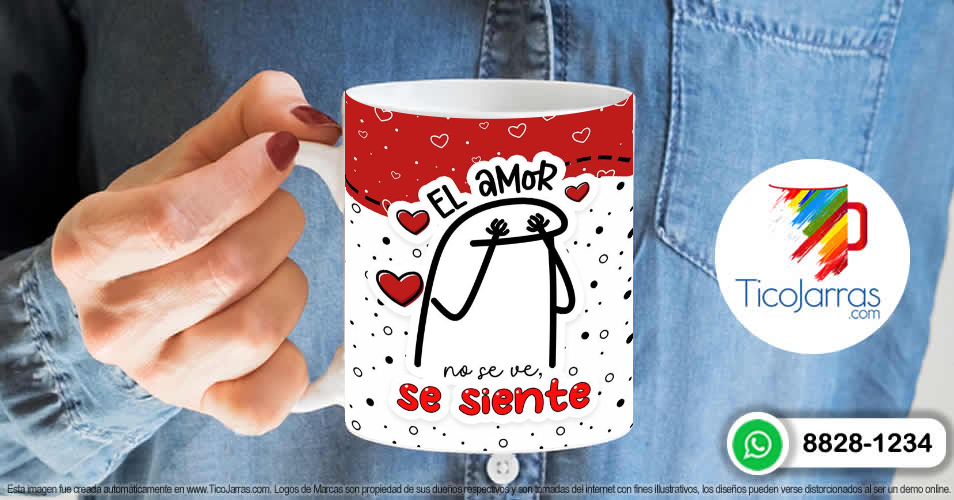 Artículos Personalizados El amor no se ve se siente por eso te manoseo