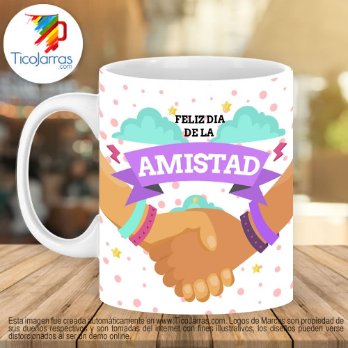 Jarras Personalizadas Feliz día de la Amistad, Best Friends
