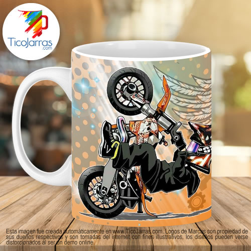 Jarras Personalizadas Feliz Día  Biker