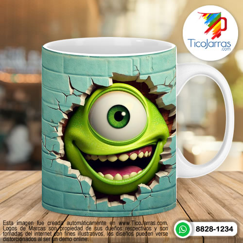 Tazas Personalizadas en Costa Rica Ojo Monster Inn