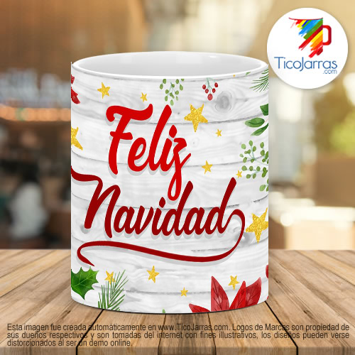 Tazas Personalizadas Feliz Navidad 