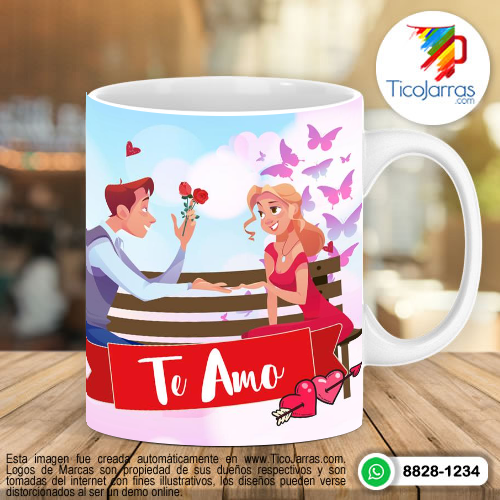 Tazas Personalizadas en Costa Rica Tu amor me hace sonreir