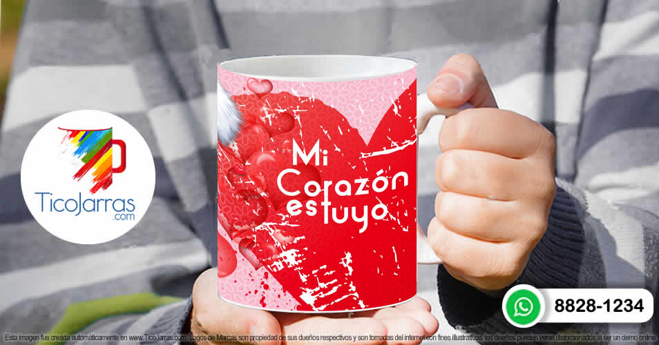 Tazas Personalizadas en Costa Rica Mi corazon es tuyo