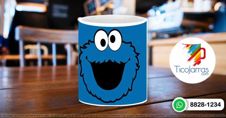 Tazas Personalizadas en Costa Rica Cookie Monster