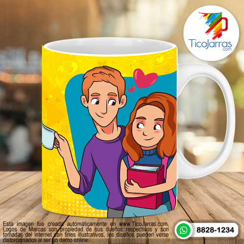 Tazas Personalizadas en Costa Rica Solo tengo ojos para ti.