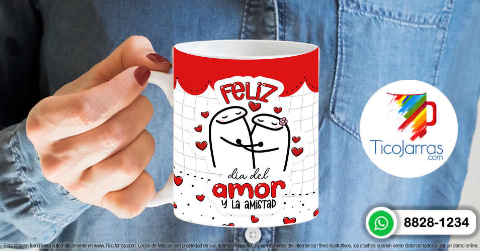 Artículos Personalizados Feliz dia del amor y la amistad, te amo