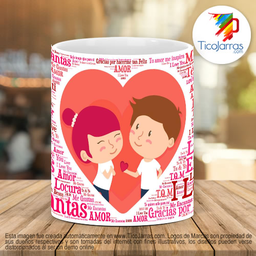 Tazas Personalizadas I love you me encantas