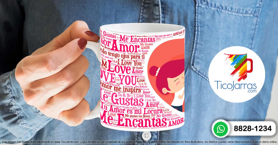 Artículos Personalizados I love you me encantas