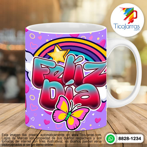 Tazas Personalizadas en Costa Rica Feliz Día