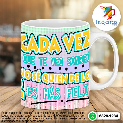 Diseños Personalizadas Cada vez que te veo sonreir