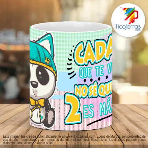 Tazas Personalizadas Cada vez que te veo sonreir