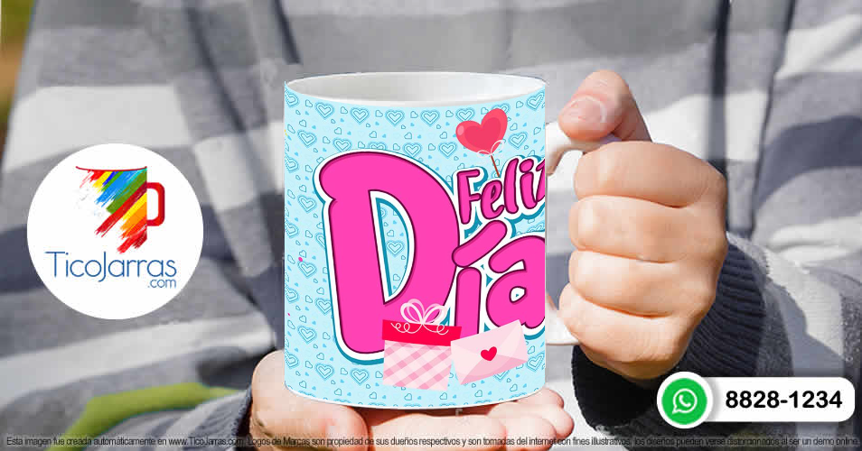 Tazas Personalizadas en Costa Rica Feliz Día