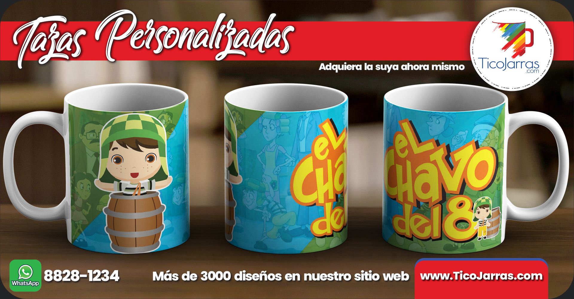 Tazas Personalizadas El Chavo del 8